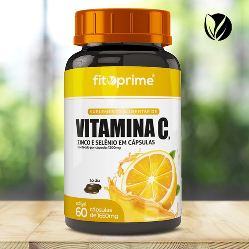 Imagem 3 de 4 de Vitamina C 1000mg + Zinco E Selênio 60 Cápsulas Fitoprime