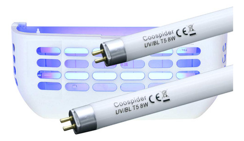 Bombilla Uv Bl F8t5 Cfl Compacta Fluorescente 12  (tmaño 8