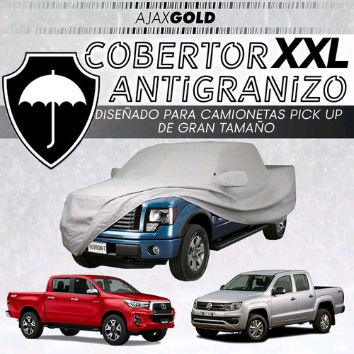 Imagen 3 de 8 de Funda Cubre Auto Cobertor Antigranizo Pick Up Xxl Premium
