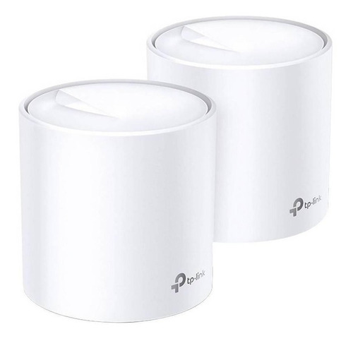 Imagen 1 de 3 de Sistema Wi-Fi mesh, Access point, Router, WMM TP-Link Deco Deco X60 V3 blanco 100V/240V 2 unidades
