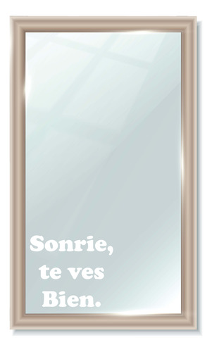 Vinilo Decoracion Hogar Espejo Frases Inspiradoras Frase 004
