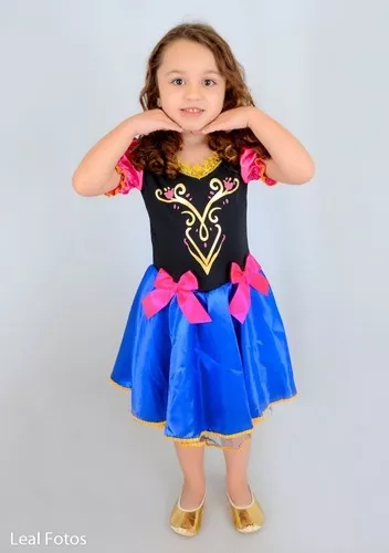 Vestido Infantil Princesa Cores - LeLa Kids