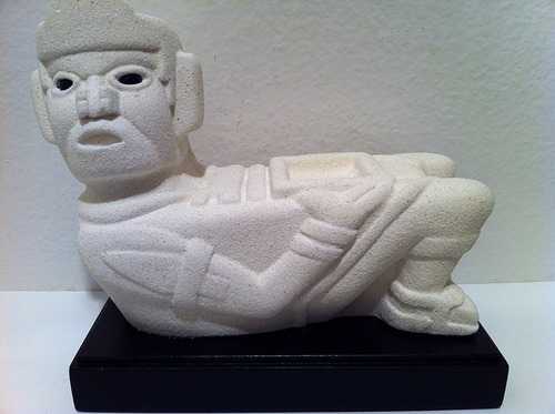 Escultura Chac Mool Tolteca Mármol Faardym