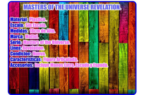 Masters Of The Universe He-man Revelation Motu Heman Amos