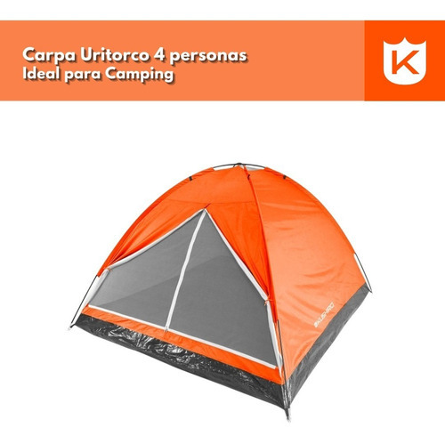 Carpa 4 Personas Kushiro Uritorco Camping Liviana Practica