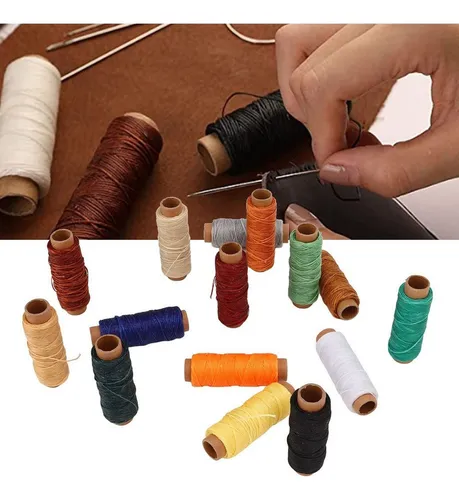 Hilo Encerado For Pulseras 15 Piezas, 15 Colores, 50 Metros