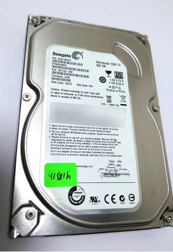 Disco Duro 500gb Seagate Barracuda 7200rpm Sata St500dm002