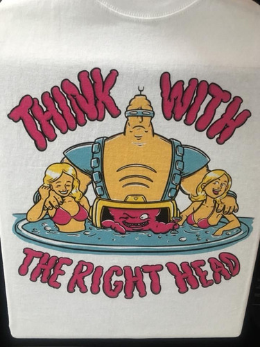 Think With The Right Head - Animacion - Polera- Cyco Records