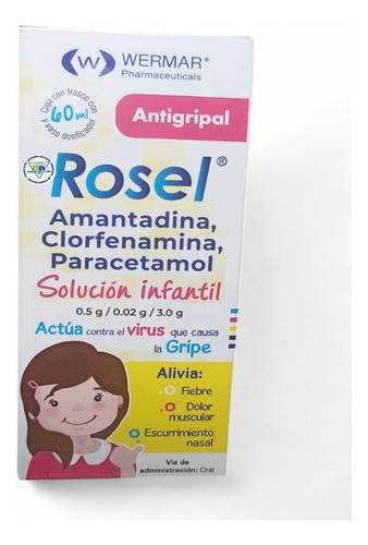 Rosel Solución Infantil Antigripal C/60 Ml Wermar