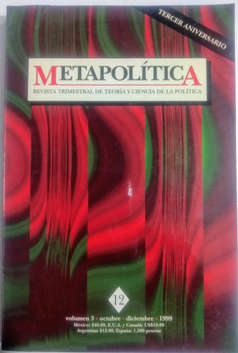 Metapolítica Revista De Teoría Y Ciencia De La Política