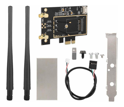 Red M.2 Ngff Pci-e 1x Adaptador Wifi Wlan Escritorio