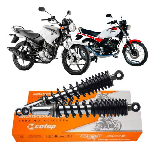 Par Amortecedor Traseiro ybr 125 Factor 2013 2014 2015