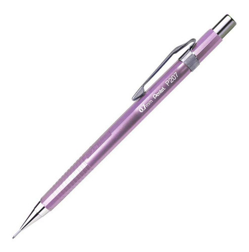 Lapiseira Sharp Lilas Metalica 0.7mm Pentel Cor ROSA ESCURO METÁLICO