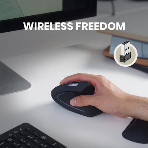 Perixx Perimice-713 Ratón Vertical Ergonómico Inalámbrico -