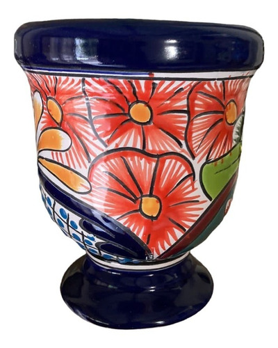 Maceta Copa Mini- Artesanía Talavera México