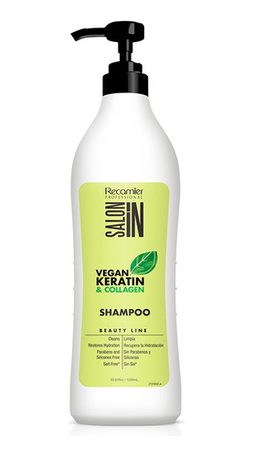 Vegan Keratin Collagen Shampoo - mL a $39