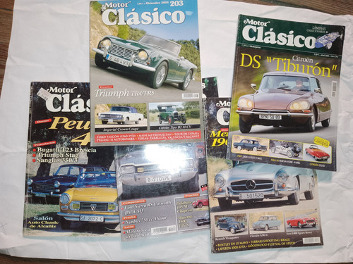 Revistas Motor Clasico Y Autos De Epoca ( Lote X 9 )