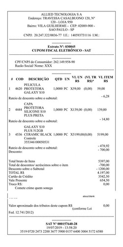 Celular Samsung S10 Plus 512gb De Memória Com Nf