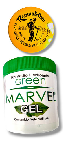 Gel Green Marvel + Reomatolum Pomada