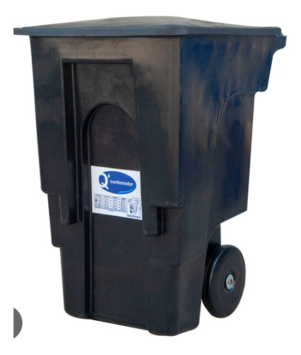 Contenedor De Basura 240 Litros Negro 