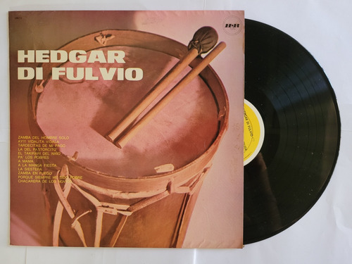 Hedgar Di Fulvio Zamba Del Hombre Solo Vinilo Lp Folklor Hyr