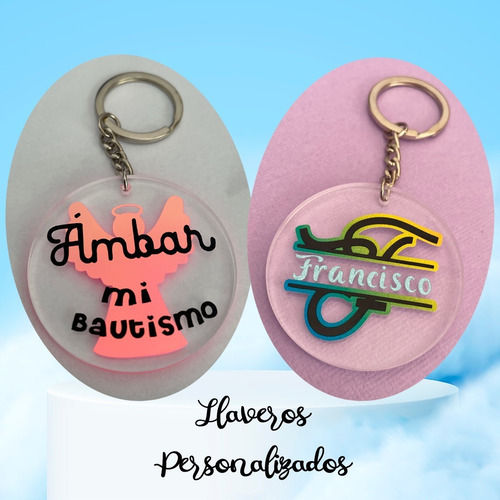 Imagen 5 de 9 de Llavero De Acrílico Personalizado - Tag - Souvenir