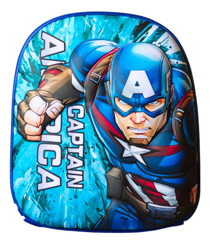 Mochila 3d Capitán America O Iron Man Bazar Don Acuña