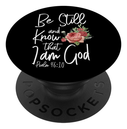 Cita Versiculo Cristiano Biblia Salmo 46:10 Popsockets