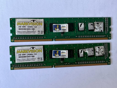 Memória Desktop Markvision 2gb Ddr3 1333 Mhz (Usado)