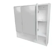 Comprar Botiquin Triptico Espejo Baño Laqueado 3 Puerta 60x60 Oferta