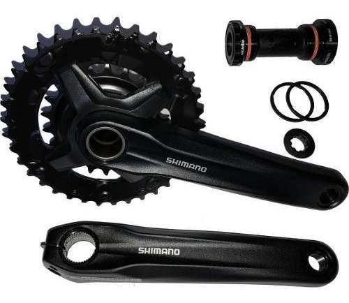 Pedivela Shimano Altus 18v Mt210 36x22 Integrado + Movimento