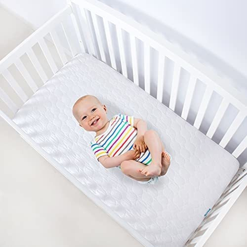 Protector De Colchon Biloban Para Cuna Impermeable Blanco