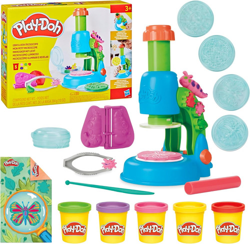 Play Doh Microscopio Luminoso 284g Hasbro