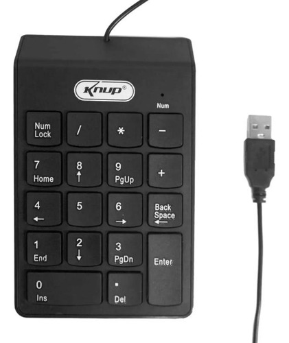 Teclado Numérico Usb Knup Para Pc Notebook