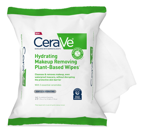 Cerave Toallitas Desmaquillantes De Limpieza Facial Hidrata.