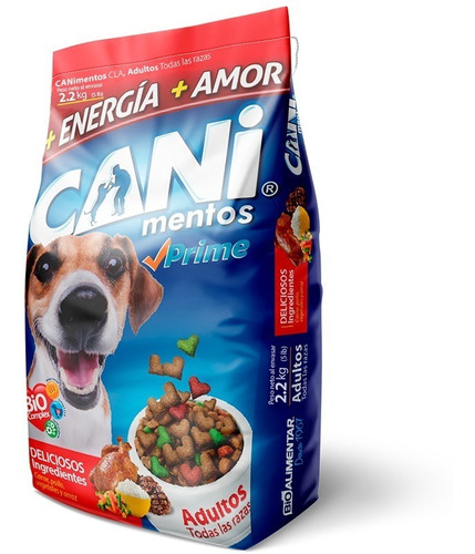 Cani Prime Adulto Pollo 2,2 Kg (x2)