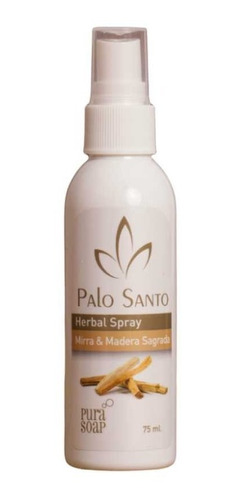 Pura Soap Palo Santo Herbal Spray Mirra & Madera Sagrada 75m