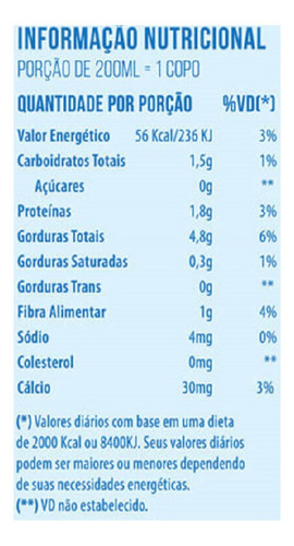 Bebida Vegetal De Amêndoas Original - Leatt (01 Unidade)