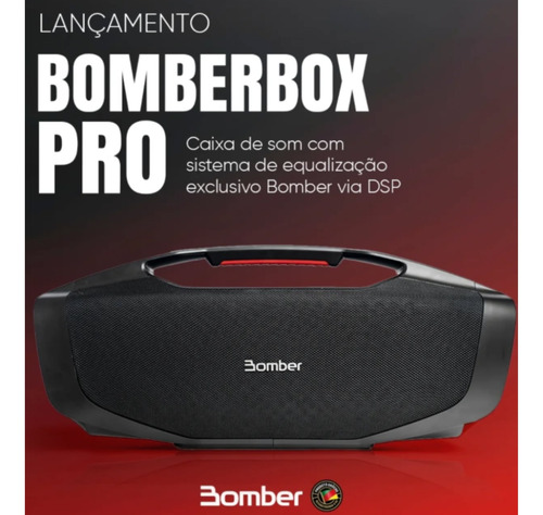Caixa De Som Bluetooth Portátil Bomber Bomberbox Pro 4