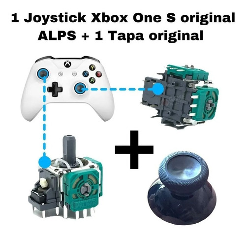 1x Joystick Potencio Alps + Tapa Capuchon Para Xbox One S