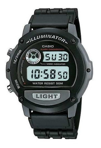 Reloj Casio Hombre Iluminator Digital W-87h-1vhdr