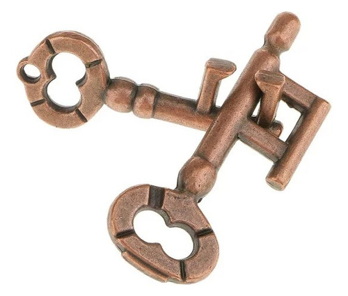 Puzzle Juego Ingenio (tipo Hanayama) Metal - Nivel Medio 1