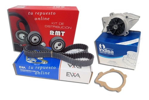 Kit Distribucion Bomba A Peugeot 206 207 306 1.9 Diesel Dw8