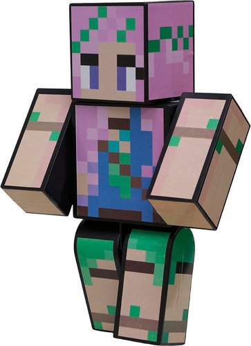 Boneco Minecraft Cupcake Streamer 25 Cm - Algazarra