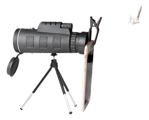 Monocular 40 X 60 Zoom Óptico Telescopio + Trípode + Clip Pa