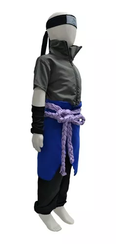 Fantasia De Cosplay Do Anime Uchiha Sasuke, Roupa De Criança Para