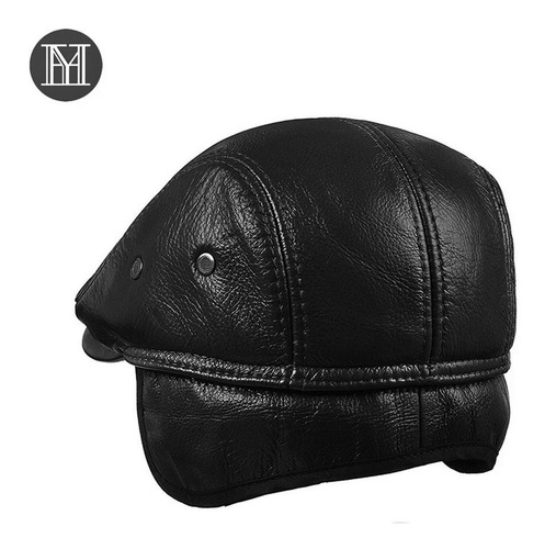 Imagen 5 de 9 de Boina Gorra Cuero Genuino De Vaca - Exclusivo