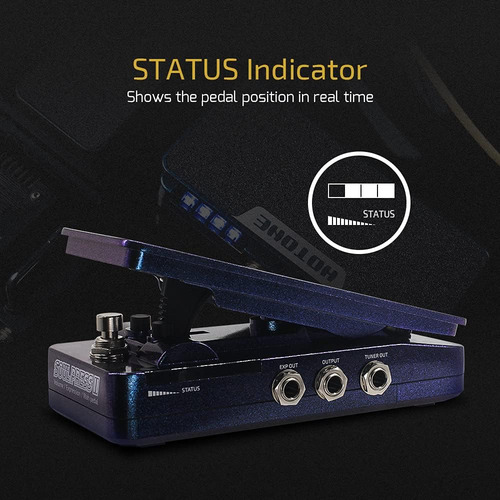 Efecto De Guitarra Hotone Wah Active Volume Passive Expressi