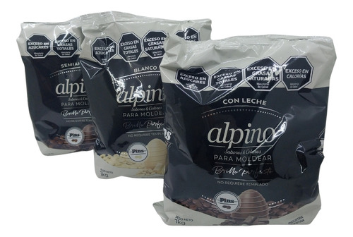 Chocolate Alpino Pins Lodiser Por 1kg Repostería