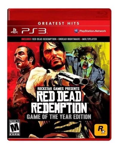 Red Dead Redemption Game Of The Year Ps3 - Mídia Física